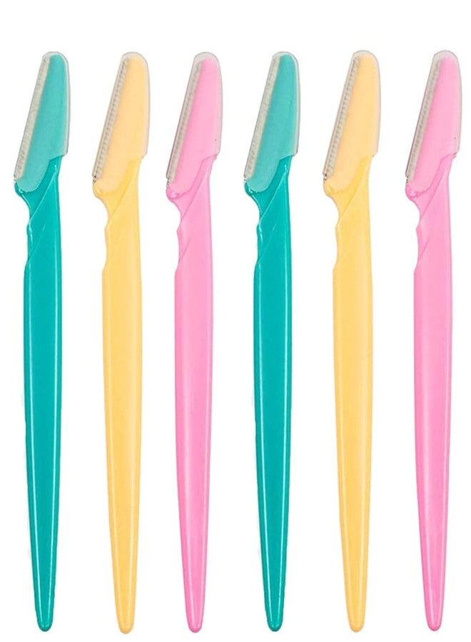 Trendy Styler Women Reusable Face Razor for Eyebrow & Facial Hair Removal, Safe & Pain Free, Pack of 6 - Image 1